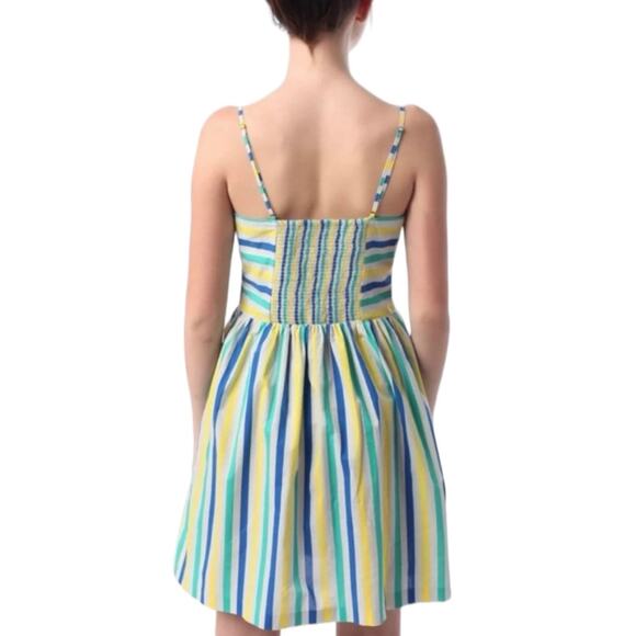 Cooperative by Urban Outfitters Striped Sundress - Yellow/Blue/Green - Small - Picture 3 of 11